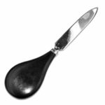 Abrecartas de plata y ébano