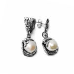 Pendientes colgantes de perla