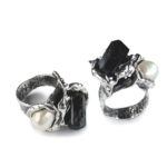 Anillo Turmalina negra