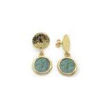 Pendiente Monedas de oro