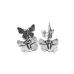 Pendientes doble mariposa