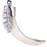 Colgante navaja de jabalí