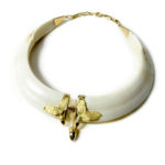 Gargantilla navajas de jabalí