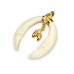 Colgante colmillos de jabalina