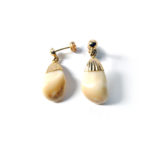 Pendientes perla de venado